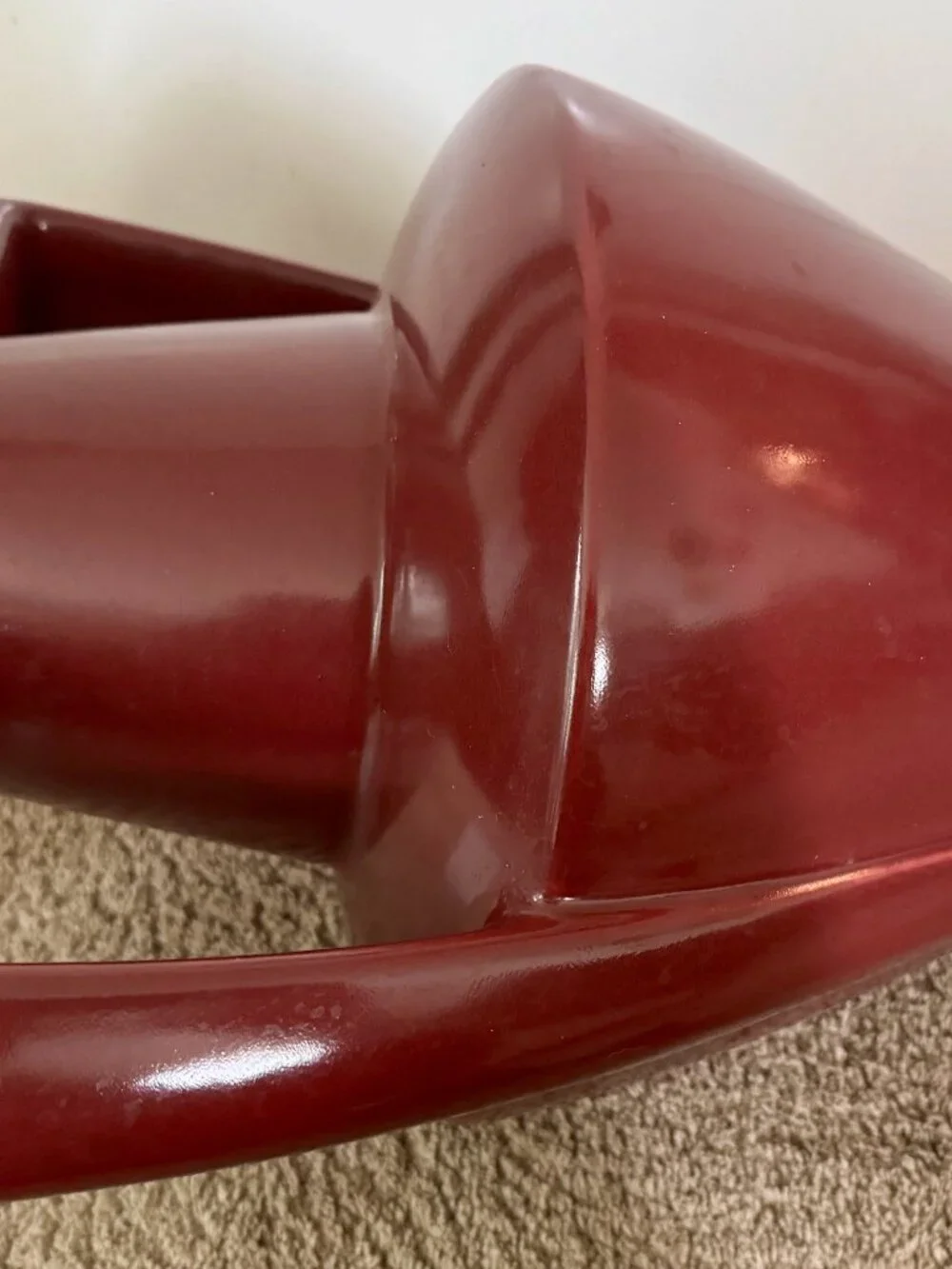 Haeger Pottery Frank Lloyd Wright Collection Red Vase